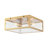 Bechtold Farmhouse Industrial Square Iron/Glass Case LED Flush Mount-2017698224-2066472388