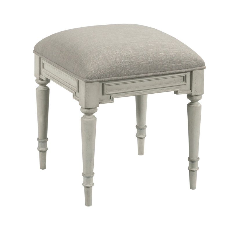 Solid + Manufactured Wood Accent Stool