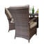 Faith 6 - Person Patio Dining Set Umbrella Hole Included Round Table with Cushions Included-21808586-21808584