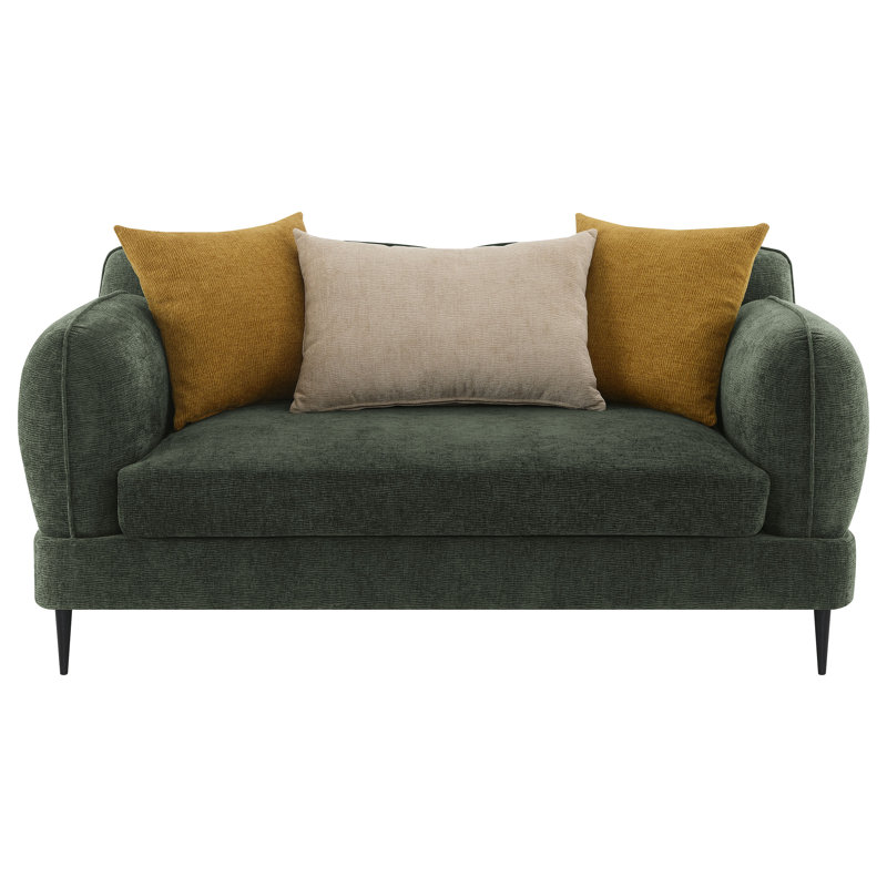Causeuse Braham Chenille, Vert