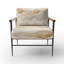 Fauteuil d'appoint rayé beige Sahara Sand Dune Lines-243126376