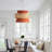 Guerande 1 - Light Orange Lantern Pendant-250096286