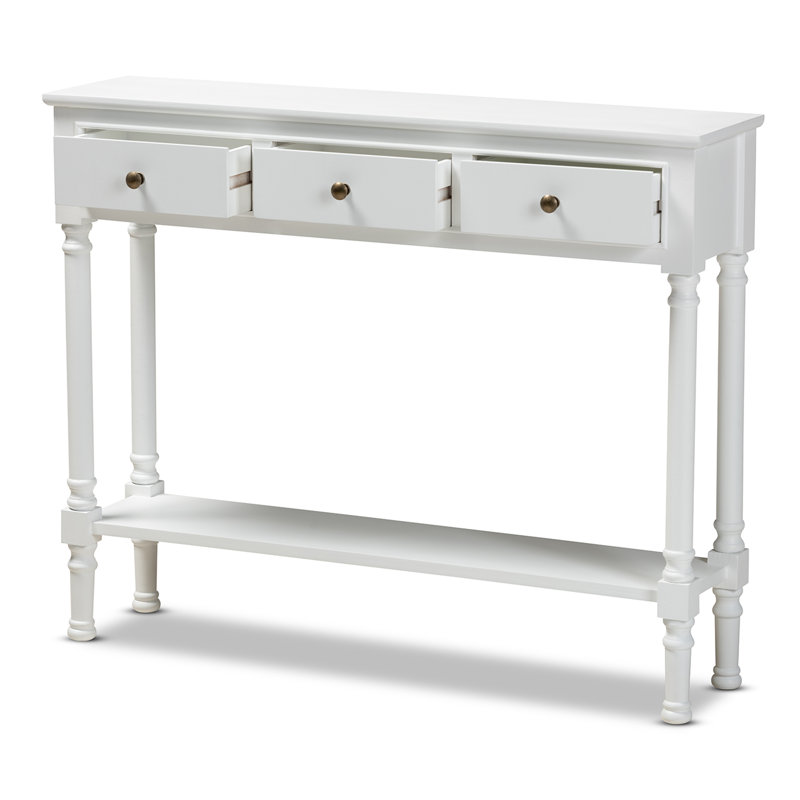 100cm Console Table, White