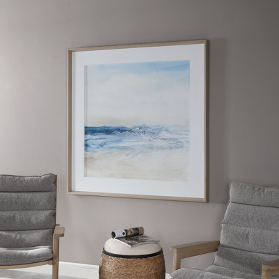Surf and Sand par Chris Paschke - impression sur papier encadrée