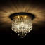 Plafonnier encastré en cristal 5 lumières Salley-1818672213