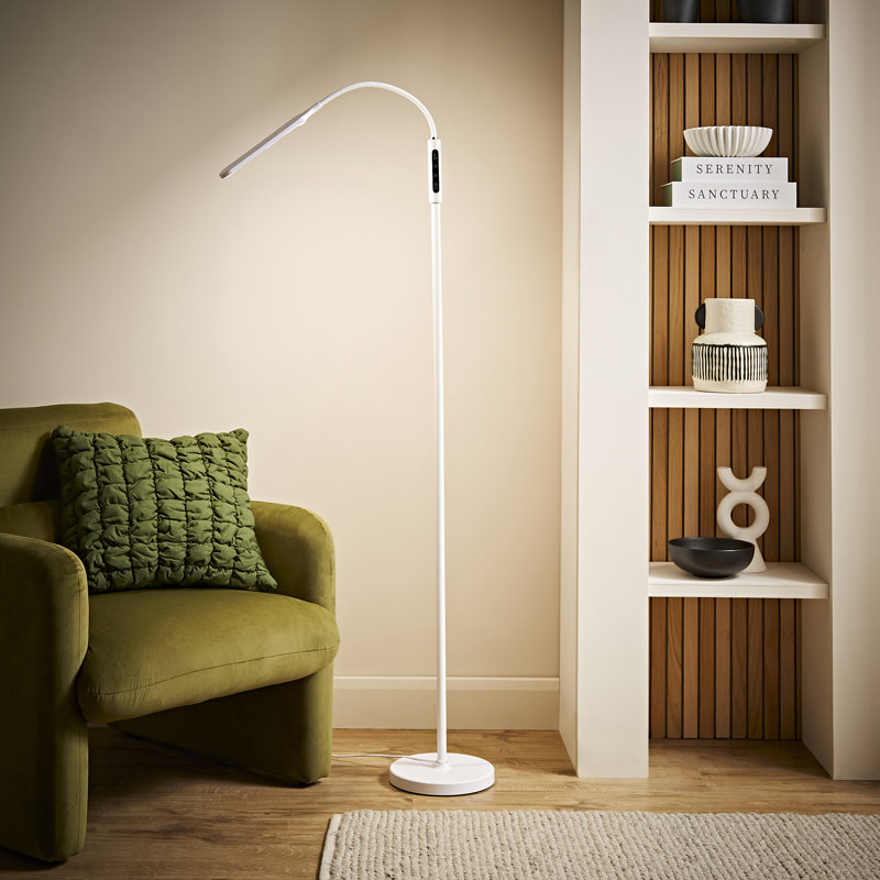 Chaze 19.35cm Powder Coated LED Arched Floor Lamp