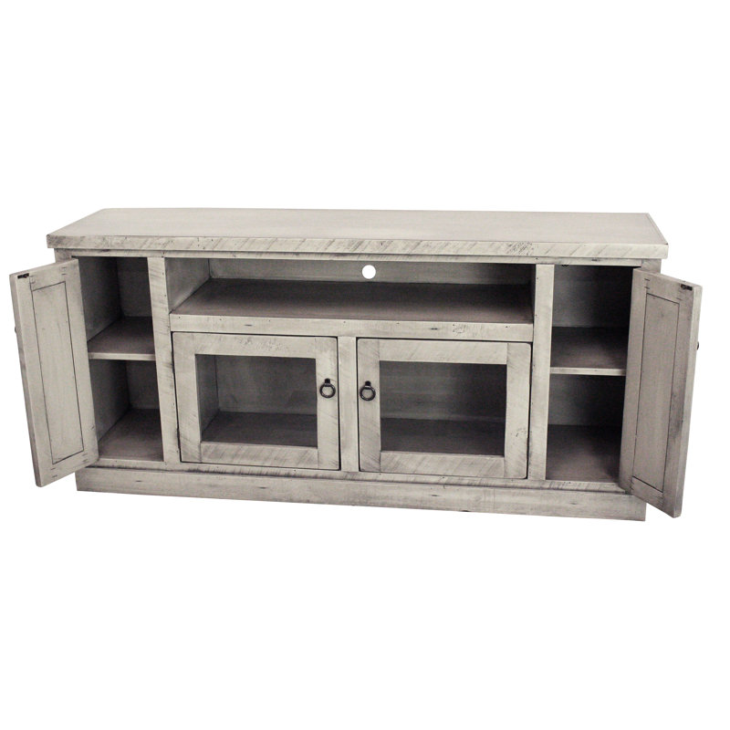 Bollitree Unfinished TV Stand for TVs up to 65", Rustic Dela Verria