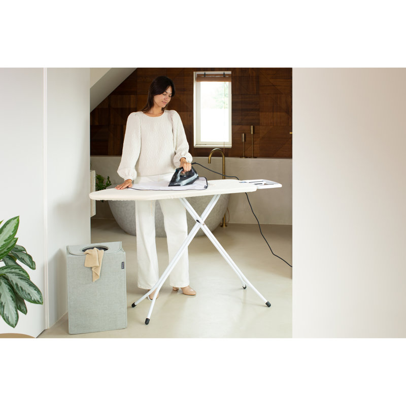 Brabantia Size C Ironing Board With Solid Steam Iron Rest, Beige
