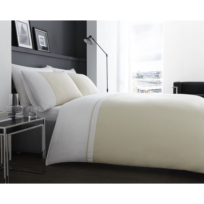 Berkshire Cotton Blend No Pattern Duvet Cover Set with Pillowcases Included, Super King Duvet Cover + 2 Standard Pillowcases