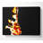 Guitar Flames - Wrapped Canvas Print-845983635