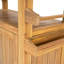 Chariot-bar d'extérieur en bois d'acacia pour patio-129458730