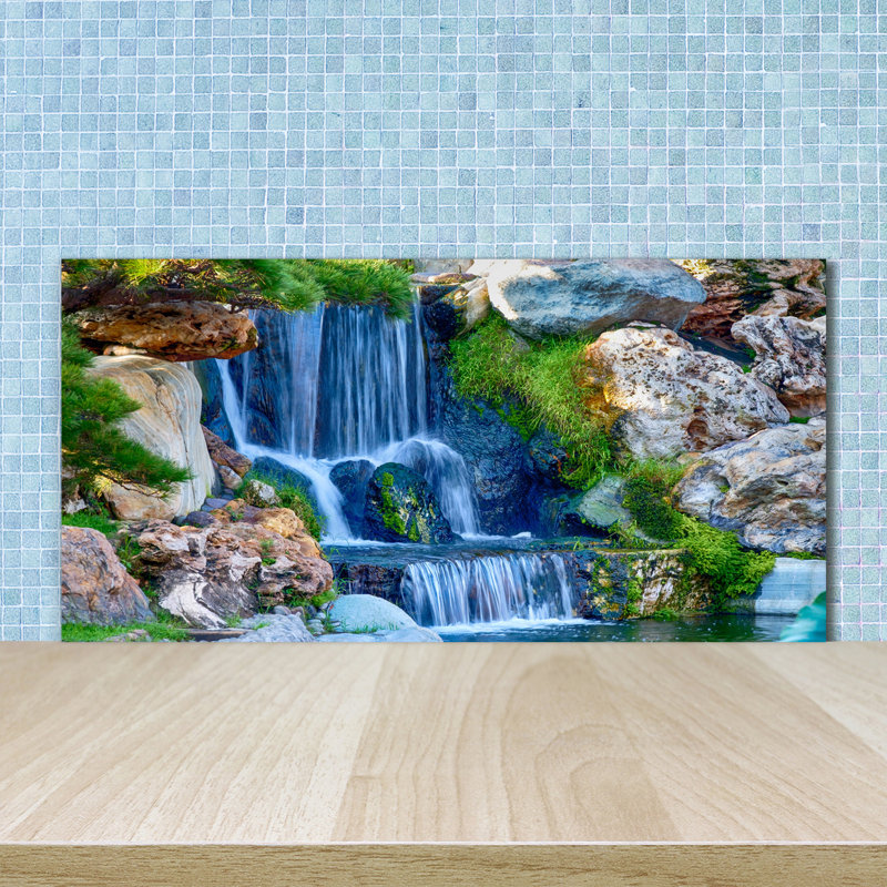 Gaugain 50cm W x 100cm L Glass Peel and Stick Panel