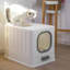 Waycross Plastic Standard Cat Litter Box with 2 Entry Doors-1182819570