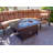 Spicewood Rectangle Aluminum Propane Smokeless Fire Pit Table with Hidden Fuel Tank