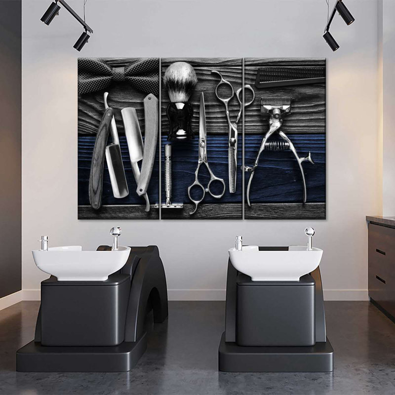 Ensemble 3 pièces Pop Tools sur toile, H 33 po x l 20 po x P 1,25 po