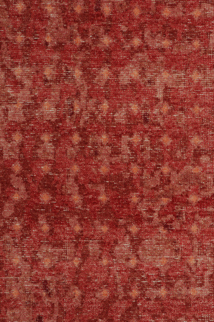 Homage Hand Knotted Wool Geometric Area Rug, Rectangle 6' x 9'