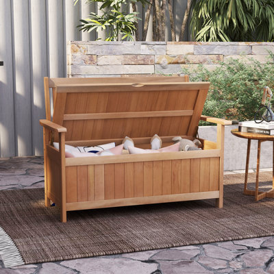 Sybastian Solid Wood Outdoor Bench