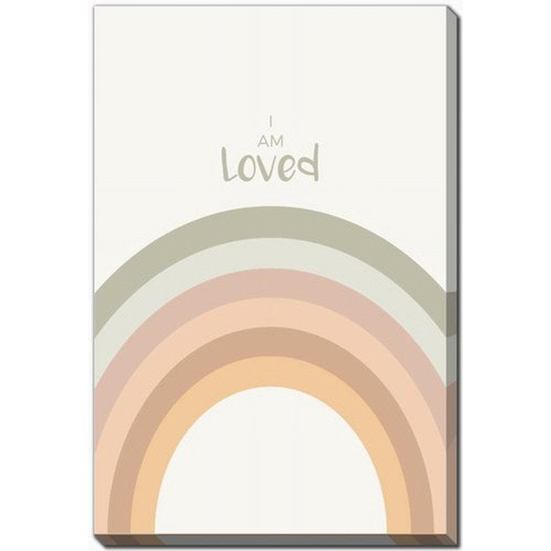 Sunshine And Rainbow 3 Canvas Wall Art, 45" H x 30" W