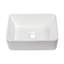16"X12" Ceramic Bathroom Vessel Sink, White - Modern, Stain , Above Counter Mount Modern Sink White, Bathroom, Countertop-1527350223