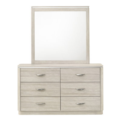 Commode 6 tiroirs avec miroir Cright