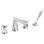 Levoir® Roman Tub Faucet with Handshower Less Handles