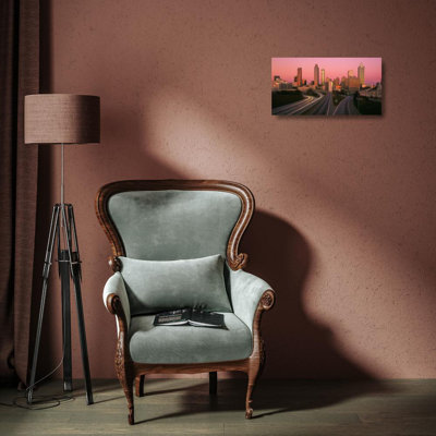 Hokku Designs Mohlenkamp, Steve Gallery Wrapped Canvas Art Titled: Atlanta Georgia skyline at sunrise