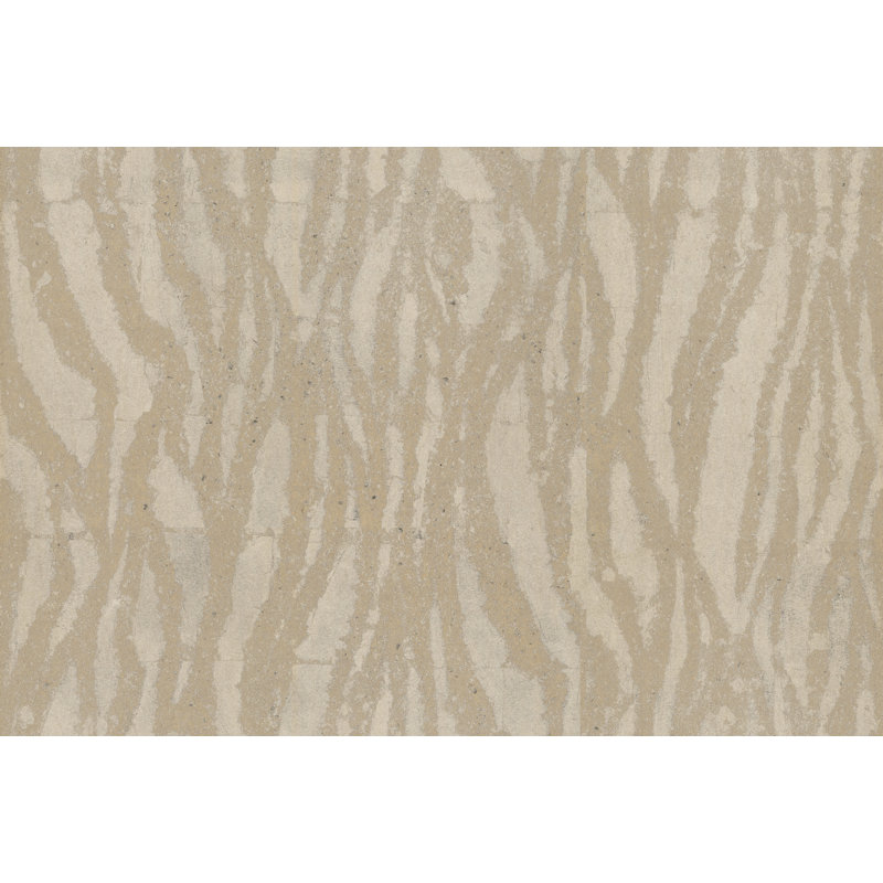 Zebra Chic Wallpaper, White