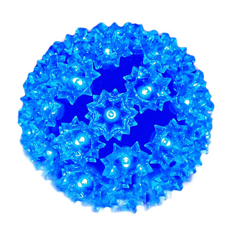 LED Globe Lantern, Blue