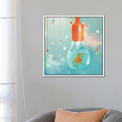 Goldfish Ideas II by Vin Zzep - Print on Canvas