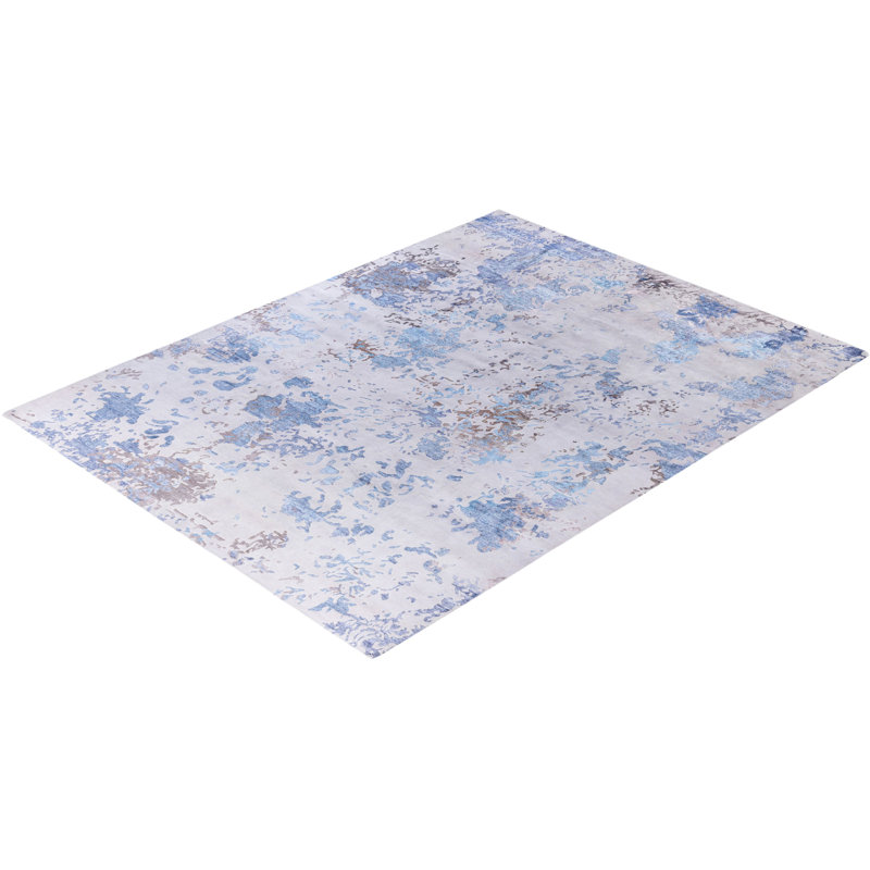 Overdyed One-of-a-Kind Rectangle 9' X 11'10" Hand Knotted Area Rug