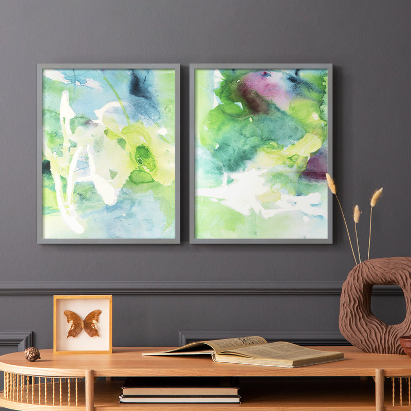 «Rising Above III», reproduction encadrée de qualité supérieure - prête à être accrochée - aucun clou requis - aucun clou requis