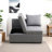 Clevette Convertible Storage Sofa with Adjustable Seat Cushions - Dual Function Single/Double Sofa in Elegant Linen Fabric for Small Spaces-1301634245