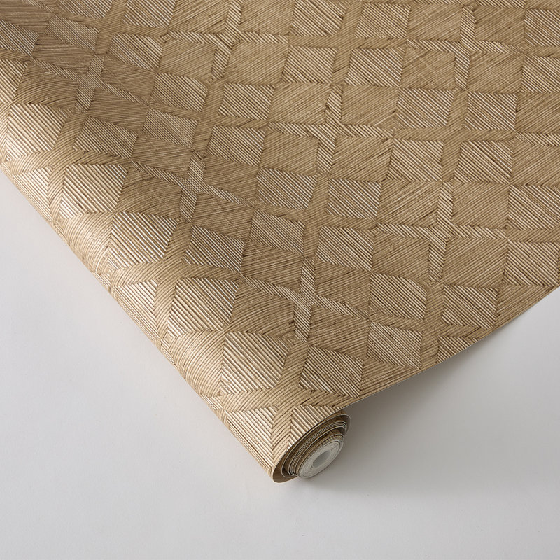 Papier peint adhésif Hoffmann par Jeremiah Brent, Marron clair