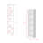 Bookcase XS Benzoni, Office, White-778425317