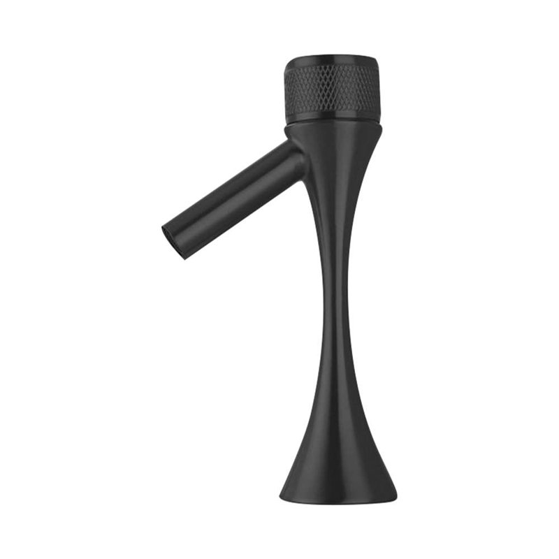 Sleek Precision: Deck Mounted Smart Touch Faucet, Matte Black