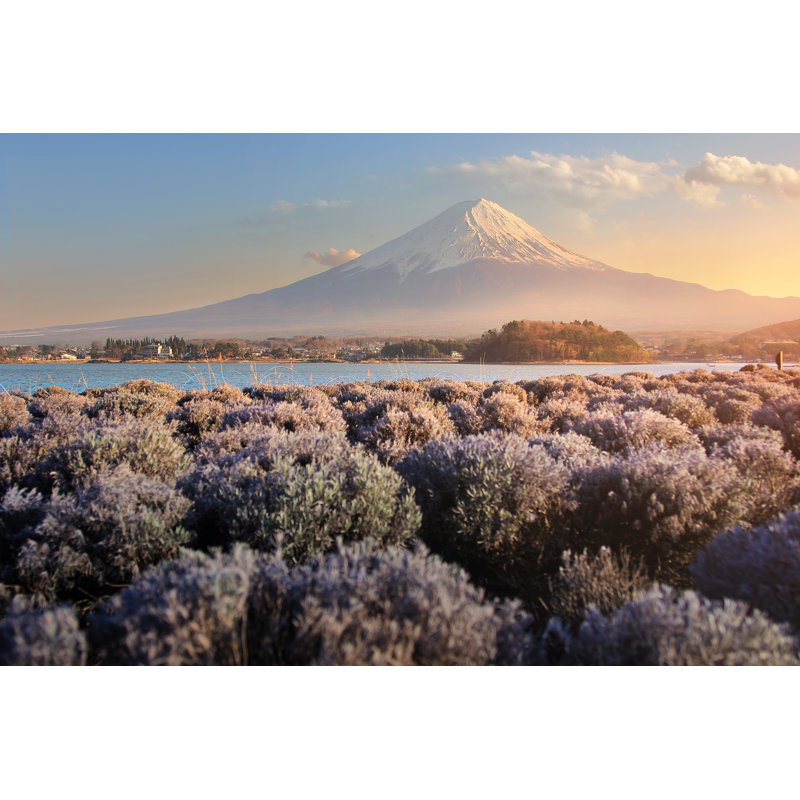 Mountain Fuji by Goodze - Wrapped Canvas Print, 30cm H x 46cm W 