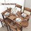 Dining Table Set With 4 Chairs, Rectangle Desk For Kitchen, Furniture-1464839316