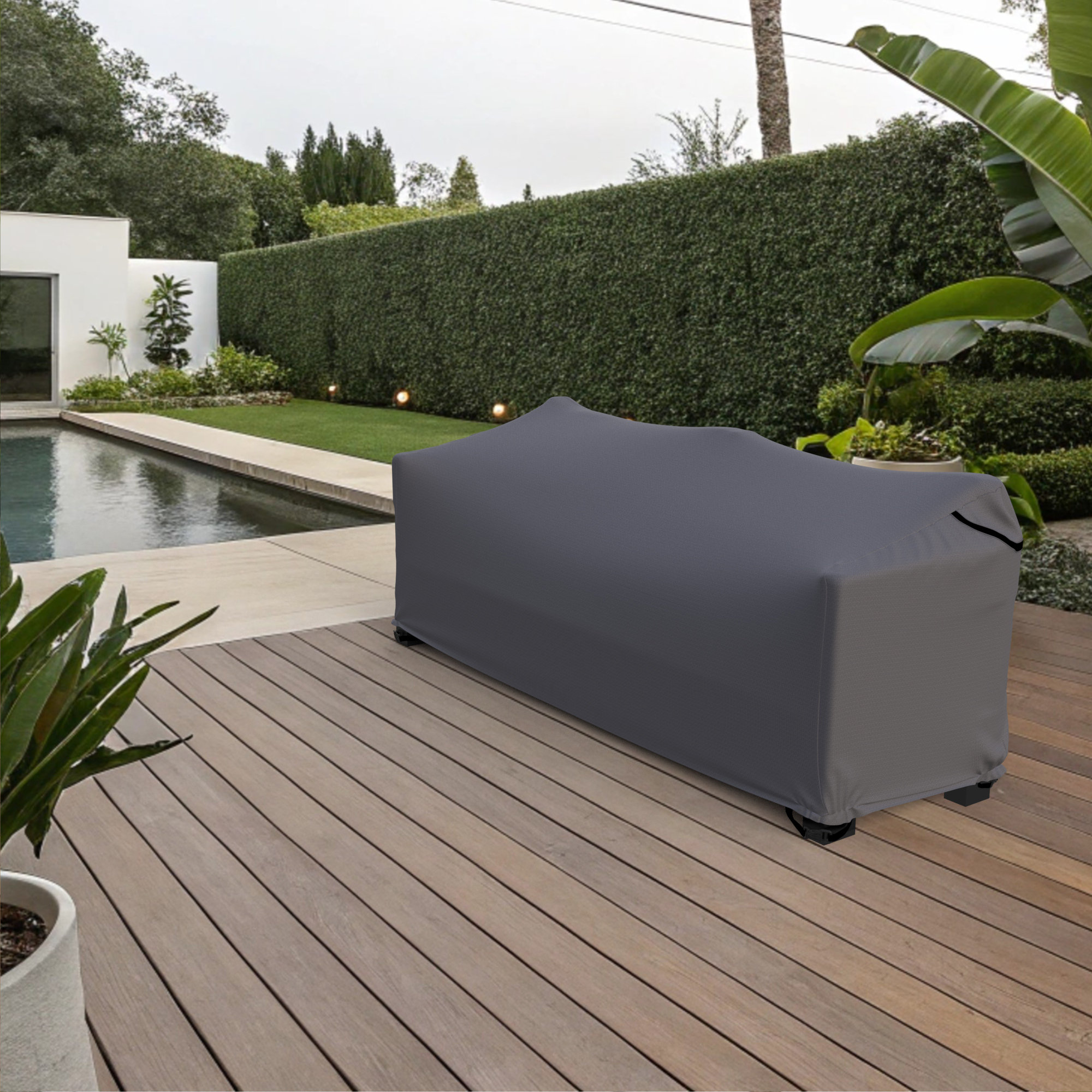 Everlee Aluminum Outdoor Patio Sofa Cover