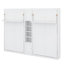 Deux lits escamotables doubles avec armoires et tablettes-756723466
