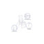Chaise empilable transparente Wintour