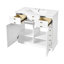 Meuble-lavabo sophistiqué avec de multiples caractéristiques fonctionnelles et un design élégant