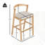 Ensemble de 2 tabourets d'intérieur en bois d'hévéa-464061274