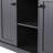 53inch Rolling Kitchen Island With Internal Storage Rack, 2 Lockable Wheels, Black For Bedroom Countertop, Door Storage, 3 Ac Outlets, Office-665120960