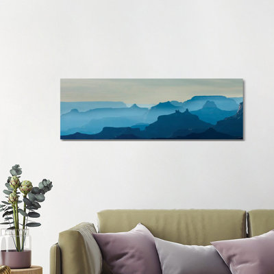 Grand Canyon National Park At Sunset, Arizona, USA - Wrapped Canvas Panoramic Painting