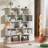 Geometric Bookcase 62.6'' H Geometri 5-Tier Bookcase -663637677