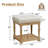 Gladis 2-Piece Linen Fabric End Table with Storage-114311985