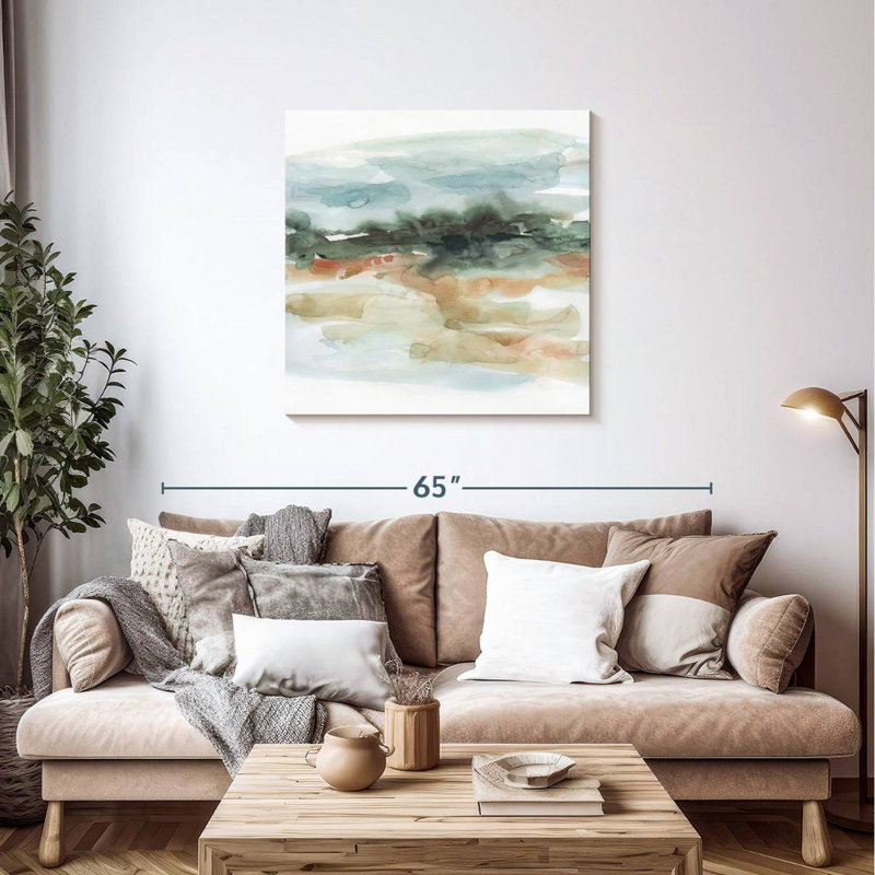 Rainwashed Landscape, 36" H x 36" W