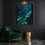 Abstrait art fluide sur toile grise 20-1921237987