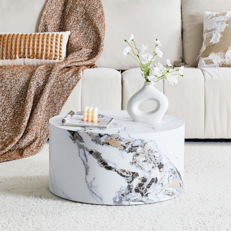 Table basse 23,6 po Marble Texture