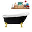 1549.4mm x 701mm Soaking Acrylic Bathtub-1570245554-1570245558